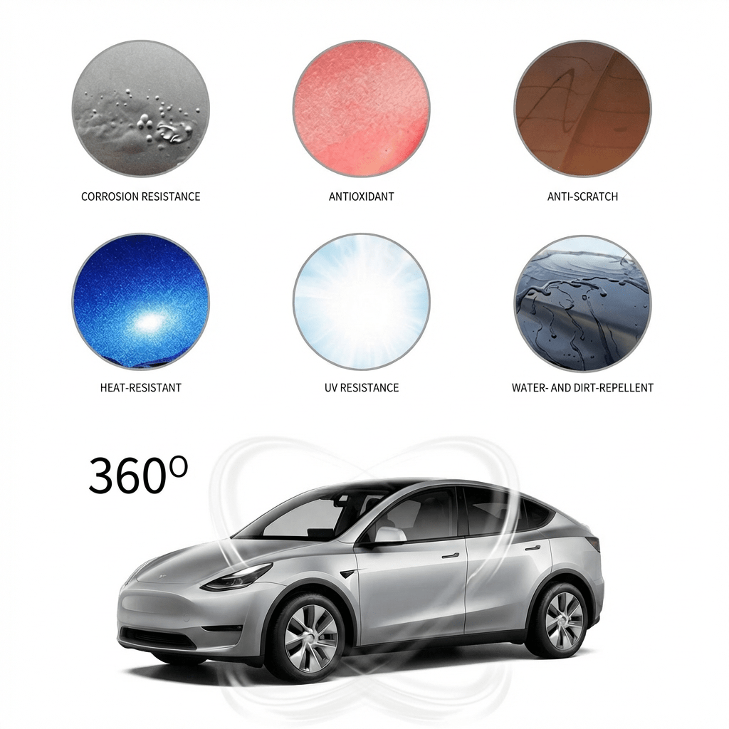 12H Graphene Ceramic Coating & Degreaser Kit | Mirror Shine & Hydrophobic