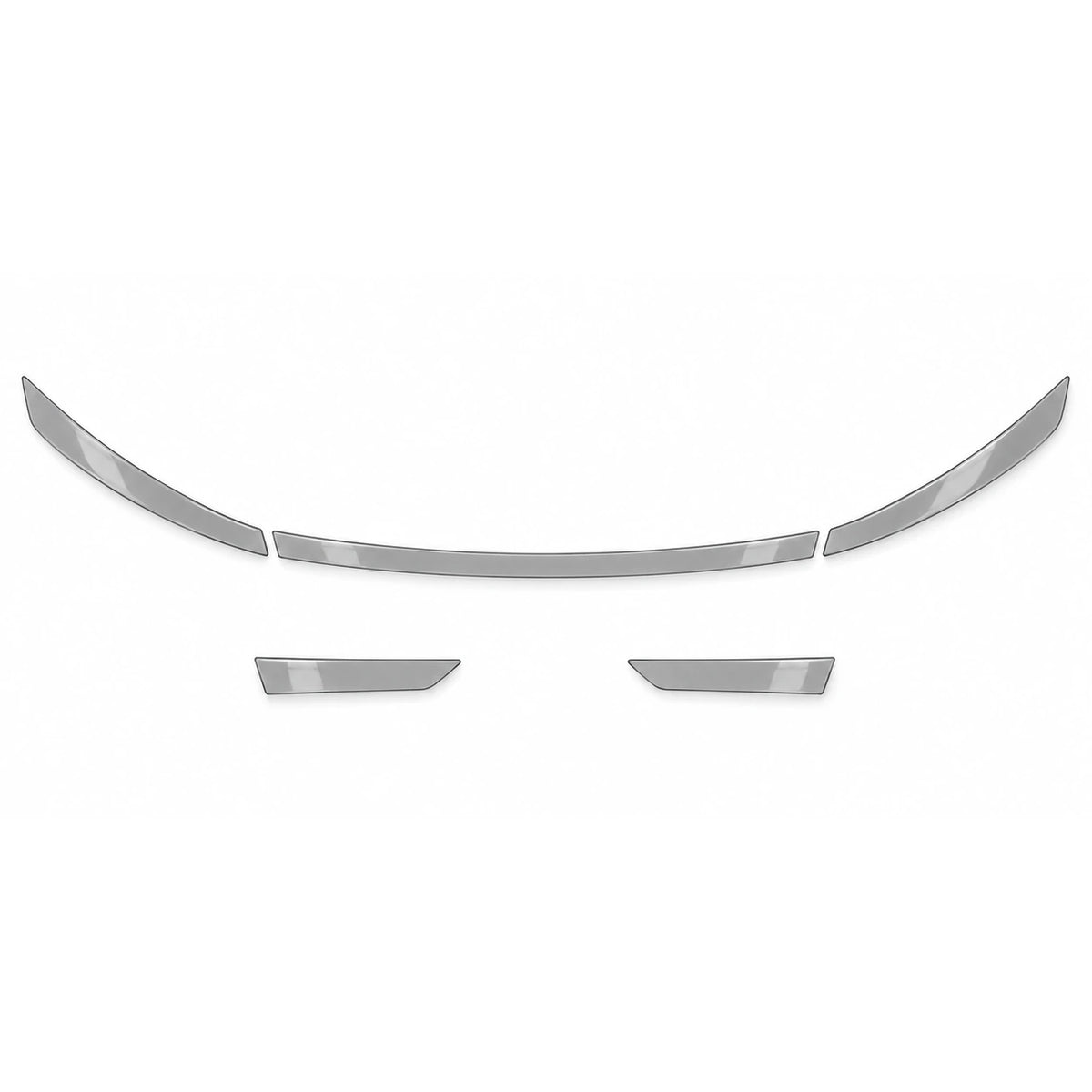 Photochromic precut front light protection films for 2026 Tesla Model Y Juniper on white.