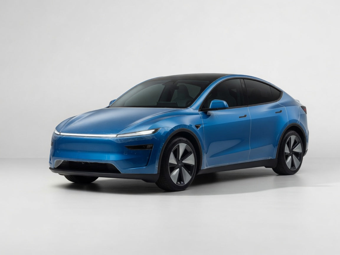Blue Model Y Juniper vehicle illustration