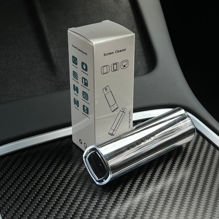 Screen-cleaner protective cover beside original packaging