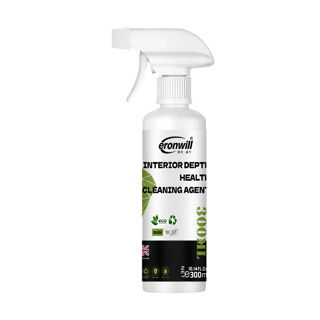 300 ml car interior cleaner and stain remover bottle