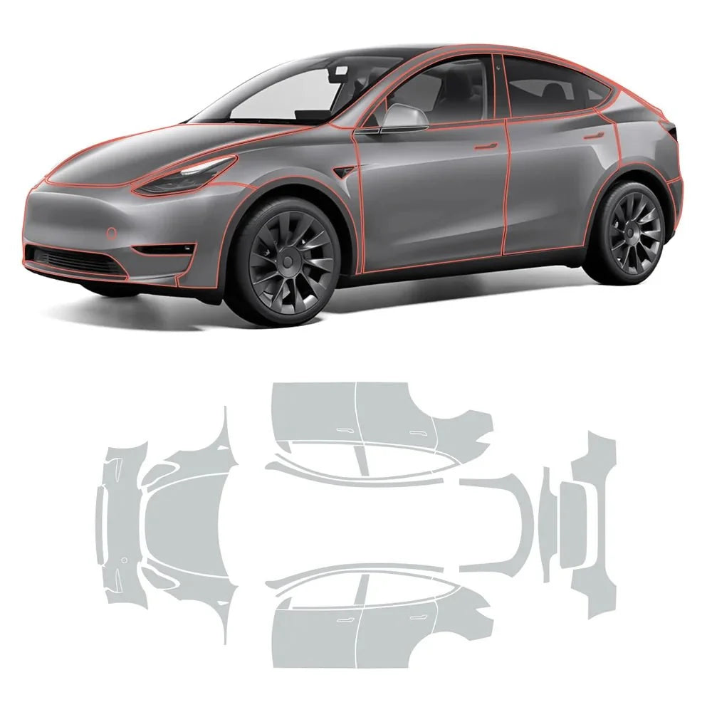 TPU Full Car Paint Protection Film (PPF) for Tesla Model 3 & Y