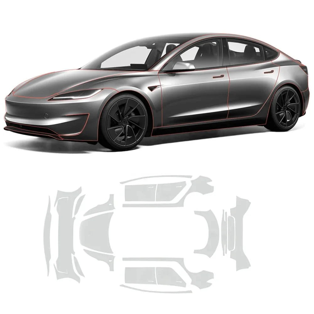 TPU Full Car Paint Protection Film (PPF) for Tesla Model 3 & Y
