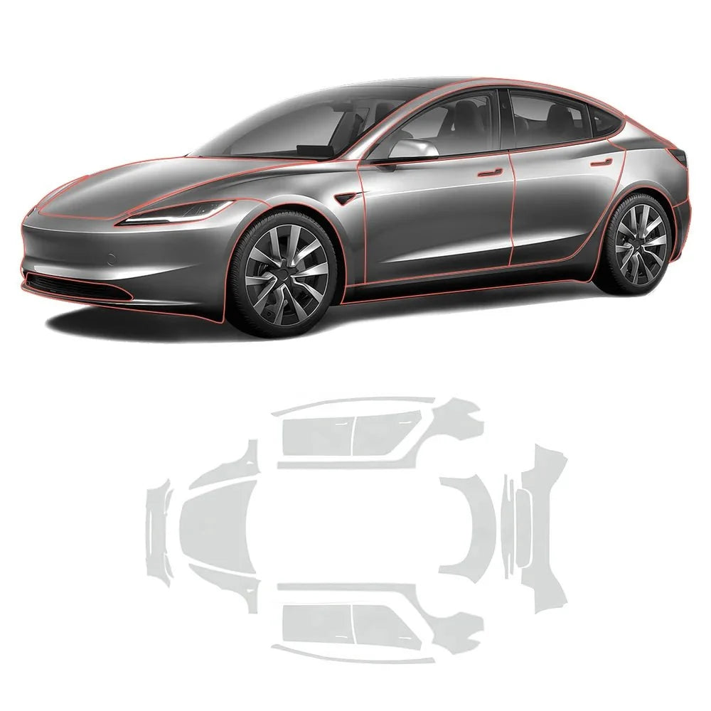 TPU Full Car Paint Protection Film (PPF) for Tesla Model 3 & Y