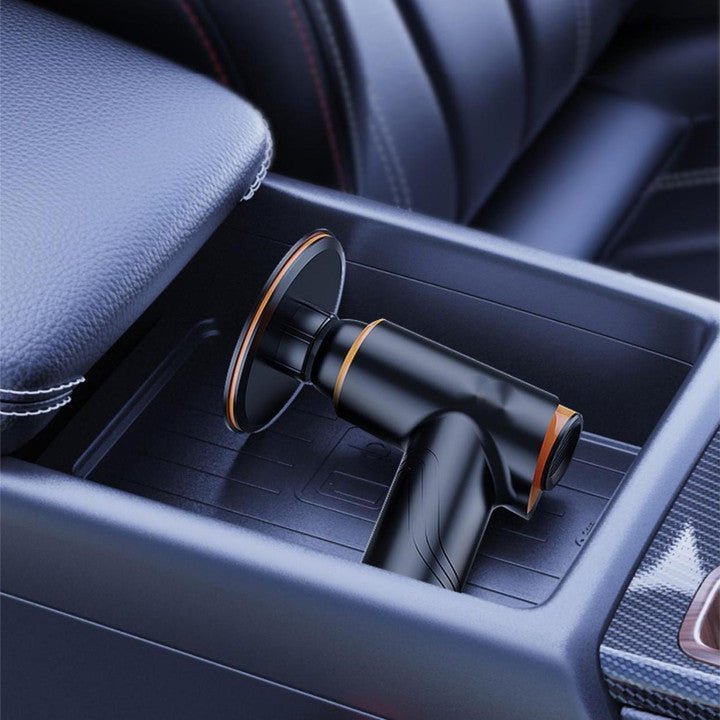 Cordless mini car polisher kit with detailing accessories