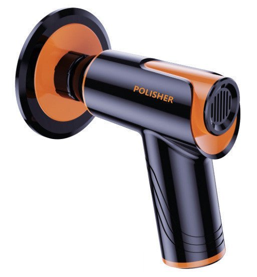 Cordless mini car polisher kit with detailing accessories
