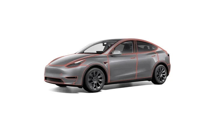 Earlier-generation Model Y vehicle illustration